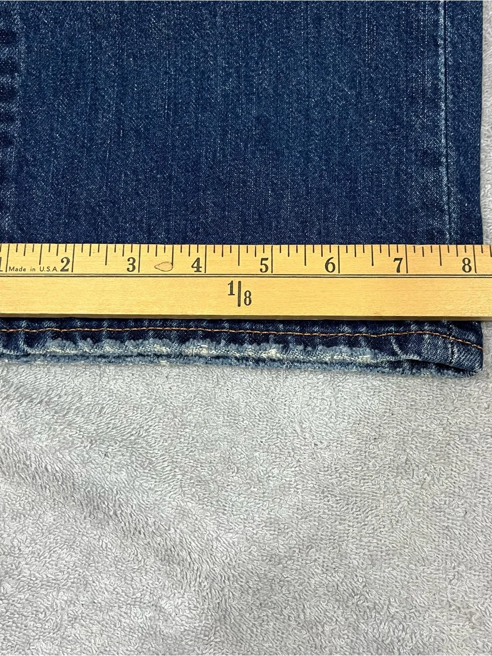 Denim & Supply Ralph Lauren Slouch Jeans Men’s 40x32 Dark Wash USA Flag Patch